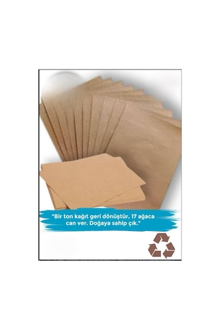 A4 Saman Kağıdı, A4 Kraft Saman Kağıdı 25 Adet 195 Gram