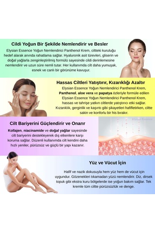 Elysian Essence Yoğun Nemlendirici Panthenol Krem 150 Ml