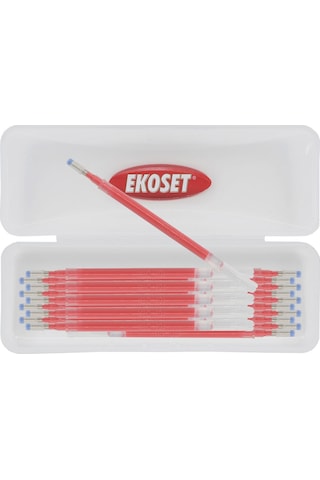 Ekoset Isı ve Ütü Ile Uçan Kalem Içi Kırmızı 20 Adet