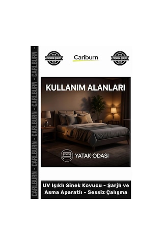 Özel Üretim Portatif Kamp Mor Işık Şarjlı Asma Aparatlı Sessiz Çalışma Uv Işıklı Sinek Kovucu