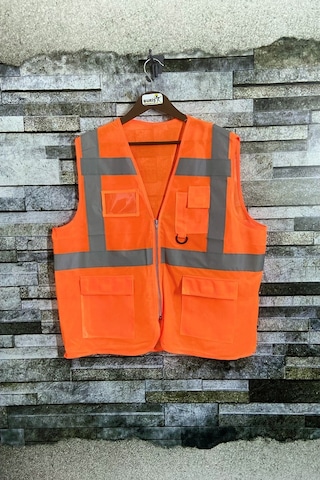 Vento Mühendis Tipi Ikaz Yeleği Tek Renkli Sarı/Turuncu (463451242)
