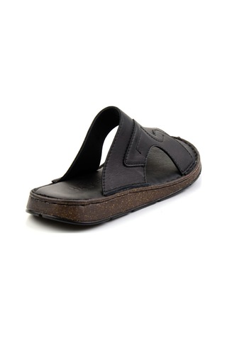 Siyah Leather Erkek Terlik E04433010943 Siyah