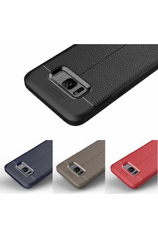 Samsung Uyumlu Galaxy S8 Kilif Deri Tarzi Niss Silikon Case 389468329