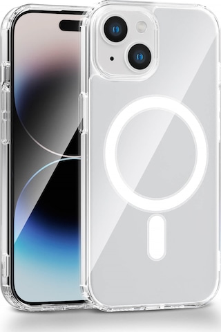 Apple Uyumlu iPhone 15 Kamera Korumalı Magsafe Wireless Şarj Özellikli Lüks Şeffaf Silikon Telefon Kılıfı Apple Uyumlu iPhone 15 Kamera Korumalı Magsafe Wireless Şarj Özellikli Lüks Şeffaf Silikon Telefon Kılıfı