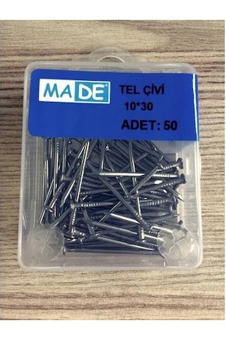 Made Tel Çivi 10X30 (1 Kutu:50 Adet) St-44 N11.45751