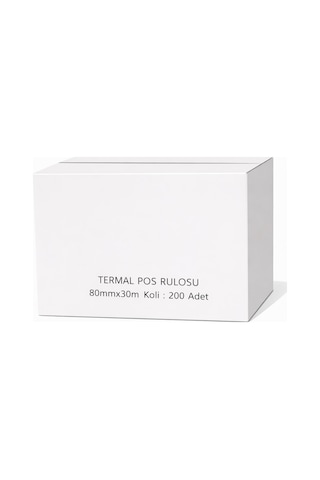 Termal Pos Rulosu 80x30 10lu 20 Paket Koli