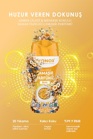 Evonox Clean Granül Çamaşır Parfümü & Çamaşır Yumuşatıcı Berlin 210 Gr Tekli