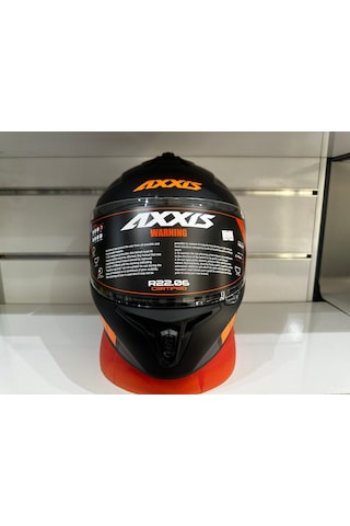Axxis Draken S B4 Slıde Mat Flour Kask Siyah Turuncu