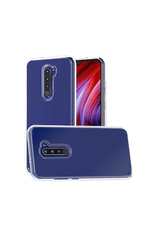 Xiaomi Redmi Note 8 Pro Kılıf Zore Coss Şeffaf Sert Silikon Kılıf Renksiz