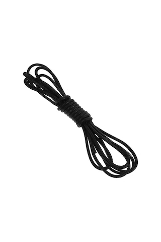 80 Cm Siyah Mumlu Klasik Ayakkabı Bağcığı Siyah