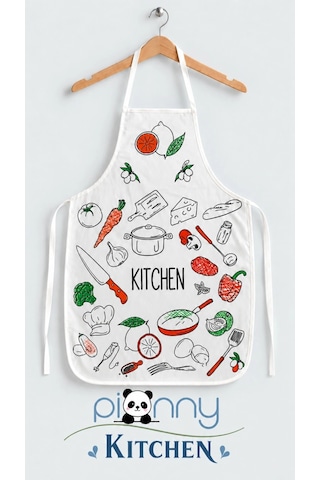 Pionny Mutfak Önlüğü - Kitchen Çok Renkli