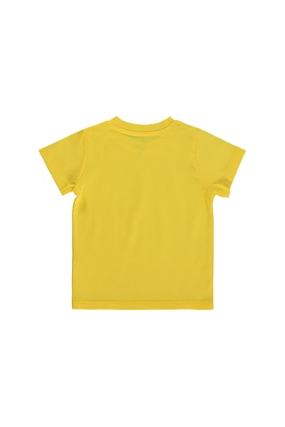 Civil Baby Balık Nakışlı 6-18 Ay Tişört - Sarı Pastel Sarı