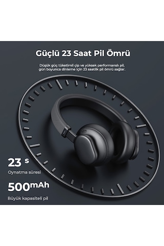 Bix Soundcraft H1 ANC Kablosuz Kulak üstü Bluetooth 5.3 Kulaklık