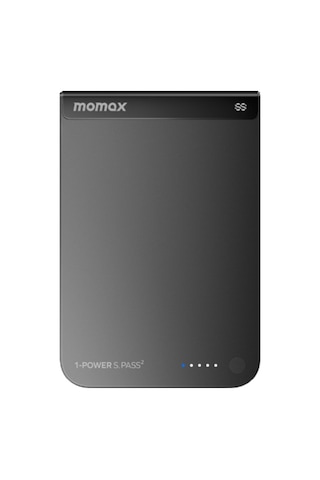 Momax İp163q22d Power S.pass2 10000 Mah Qi2.2 Yari Ssb Magsafe Powerbank Siyah