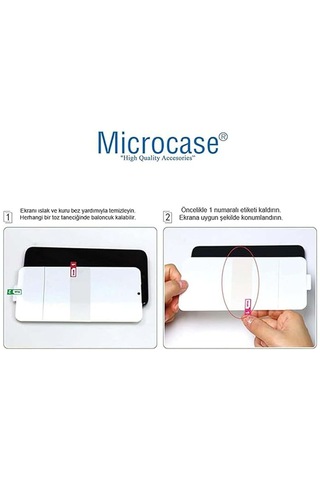 Microcase Samsung Galaxy Uyumlu  Z Trifold Esnek Ön Arka Koruma Filmi - Al3426