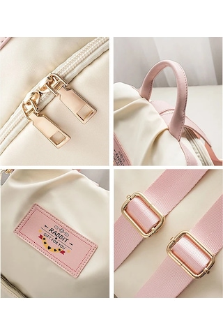 Off White Yeni Yüksek Kaliteli Kadın Omuz Çantası Büyük Bej