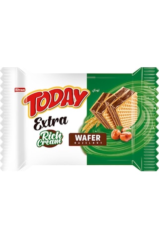 Today Extra Bol Kremalı Fındıklı Gofret 50Gr. 24 Adet (1 Kutu)
