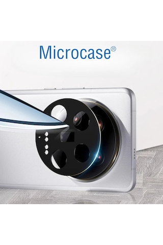 Microcase Xiaomi 14 Ultra Uyumlu Kamera Lens Koruma Halkası - Kapalı Tasarım -siyah Al3401
