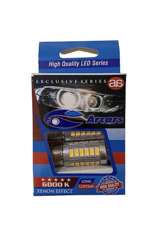 12V 93 LED TEK DUY TURUNCU MERCEKLİ 33 LEDLİ AMPUL