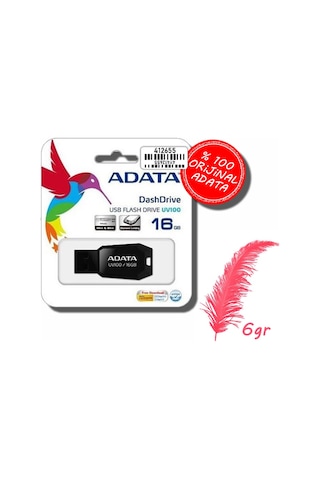 Adata 16 Gb Uv100 Usb 2.0 Flash Bellek 5 Adet