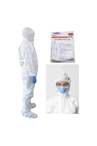 Northcity Koruyucu Tulum Xl Non-woven Beyaz 179-187cm, 108-115cm 101 Beyaz