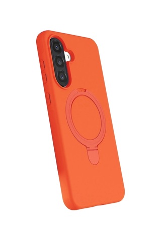 Özel Galaxy A26 Regal Magsafe Standlı Kapak - Turuncu Fırsat