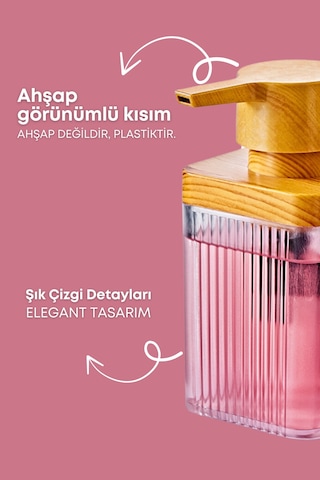 Grimorlife 2 Adet Şeffaf Akrilik Sıvı Sabunluk Mutfak Banyo Sabunluk Seti- 400 Ml Cam Değildir Şeffaf
