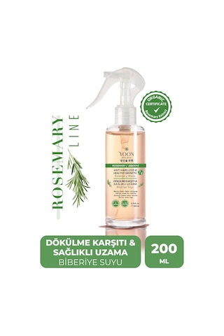 Yoon Saç Dökülme Karşıtı Hızlı Saç Uzatma Biberiyeli Saç Bakım Suyu 200 ML