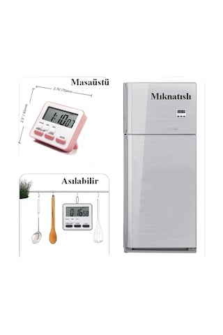 Js-303 Alarmlı Dijital Öğrenci Sınav Kronometresi 24 Saat Ileri Ve Geri Sayım Kronometresi Saat / Alarm / Kronometre / Mıknatıslı