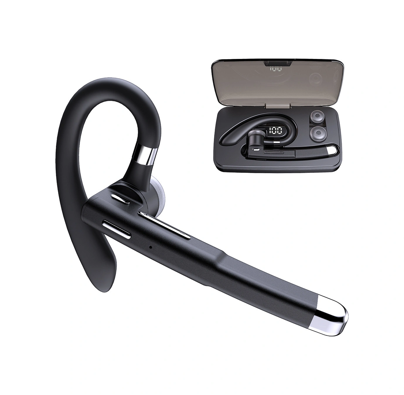 Dofolink Yyk-520 İş Stili Bluetooth Kulaklık 5.0 Sürümü - Döner Şarj Kutusuyla Geliştirilmiş V8 V9 Versiyonu