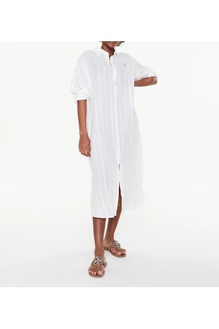Polo Ralph Lauren Kadın Plaj Gömleği 21364379-wht Beyaz