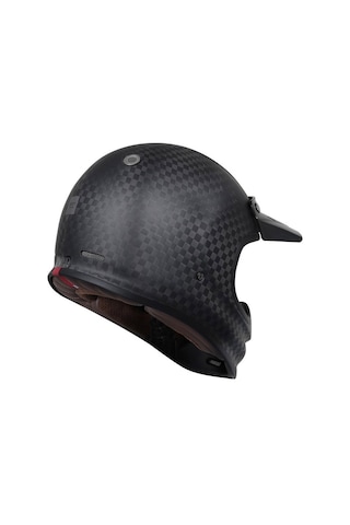 Just1 J-storm Solid Carbon Kapalı Kask Siyah