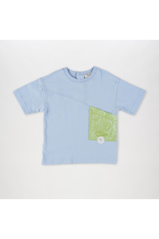 Panço Erkek Çocuk Cepli T-shirt 2411bb05031-4383 001
