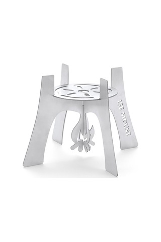 Padalink Kamp İçin Pratik Paslanmaz Çelik Alkollü Ocak Desteği - Hafif Ve Taşınabilir Pişirme Aparatı Gümüş