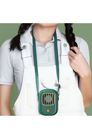 Padalink Boyun Bağlı Taşınabilir Fan, 3 Hız Ayarı, 10 Saat Kullanim Süresi, Hafif Abs, 1800mah Pil