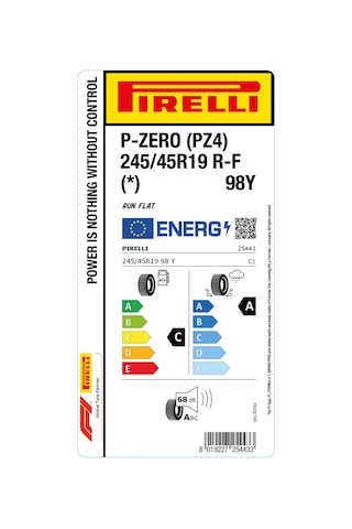 Pirelli 245/45R19 98Y Rft P Zero Yaz Lastiği Lastigi 2026