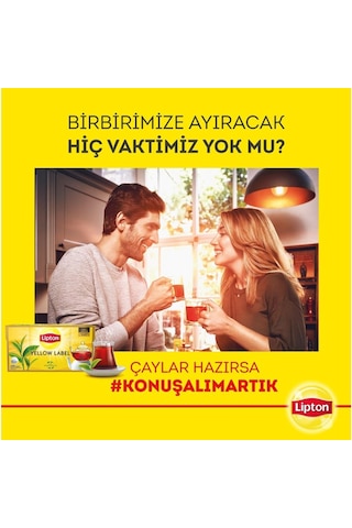 Lipton Yellow Label Demlik Poşet Çay 100'Lü