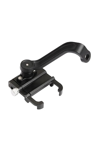 Microcase Gub Pro 2 Alüminyum Alaşım Bisiklet Motosiklet Telefon Tutucu - 55-100mm Dikiz Ayna Bağlantılı Telefon Sabitleyici - Al5773 Siyah