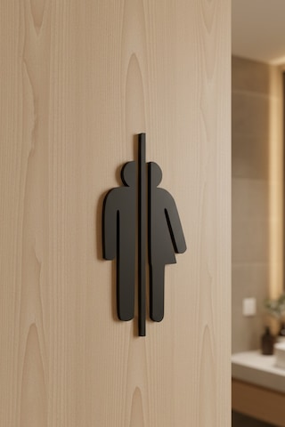 Wc Tabelası, Tuvalet Levhası, Kadın Erkek Tabela, Yönlendirme Levhaları 37