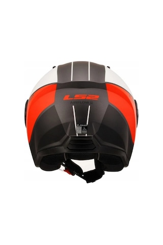 Çenesiz Kask Ls2 Aırflow 2 Cover Mat Siyah Kırmızı Beyaz Orjinal M Siyah - Beyaz - Kırmızı