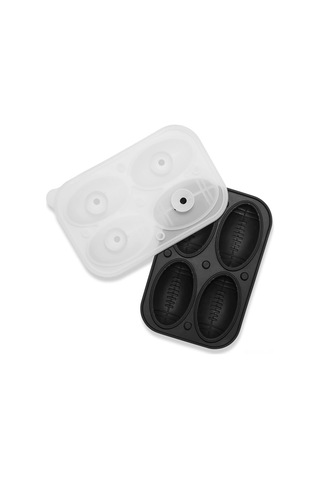 Reedark Basketbol Şekilli Silikon Buz Küpü Kalıbı - 4'lü Set, Kokteyl Ve Viski İçin Eğlenceli Buz Topları Çok Renkli