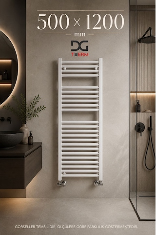 500X1200 Beyaz Havlupan 16 Borulu Banyo Havlupanı