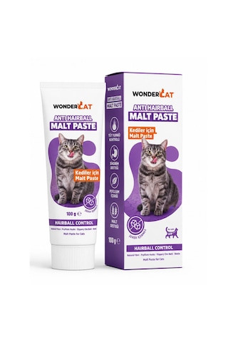 Wondercat Anti-hairball Tüy Yumağı Engelleyici Kedi Malt Macunu 100 Gr