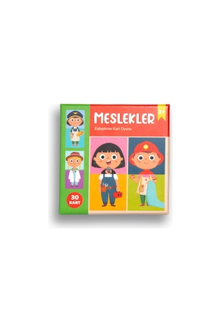 Melimelek Meslekler Eşleştirme Kart Oyunu