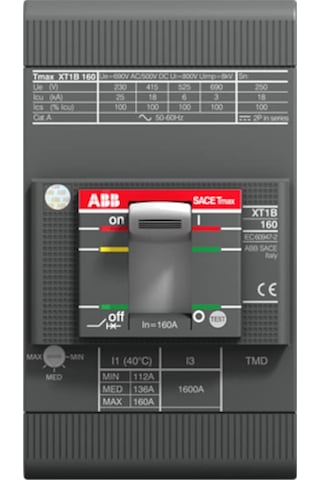 Abb 1Sda067418R1 Kompakt Şalter Xt1N Tmd 160A 36Ka
