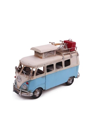 Dekoratif Metal Vosvos Minibüs Biblo