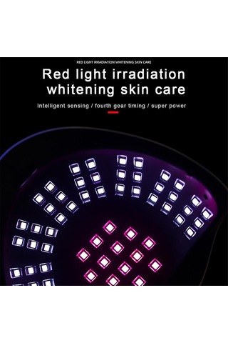Skycity X9 Max Akıllı Fototerapi Cila Kurutma Lambası, 69 Led Işık Kaynağı, Hareket Algılama, Dört Zamanlama Modu, Manikür Aracı