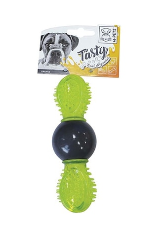 M-pets Uranus Kauçuk Ödül Hazneli Köpek Oyuncağı Yeşil 16,5x6x6 Cm 244-50090.01