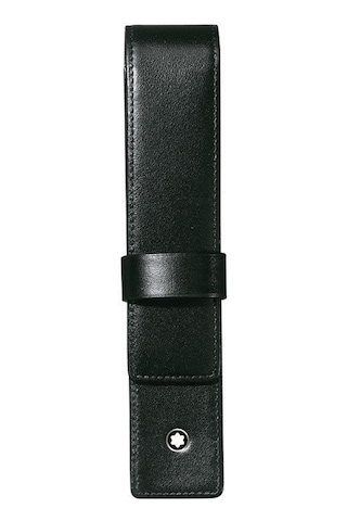 Montblanc Meisterstück Tekli Deri Kalem Kılıfı Siyah 14309