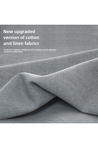 Bej Pamuk Ve Keten Kumaş 17 Izgaralı İç Çamaşırı Saklama Kutusu, Kapaklı Çekmece Tarzı Bölücüler Bej